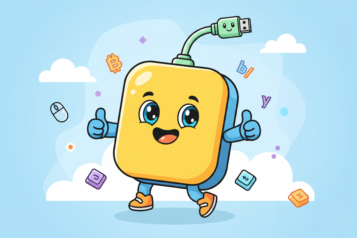 Cartoon USB Hard Drive
